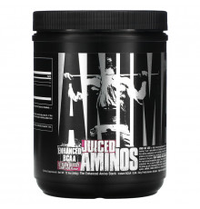 Universal Nutrition, Animal Juiced Aminos,  усовершенствованные аминокислоты с разветвленной цепью, клубника-лайм, 358 г