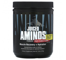Электролиты Animal, Juiced Aminos в порошке, фруктовый пунш, 375 г (13,2 унции)