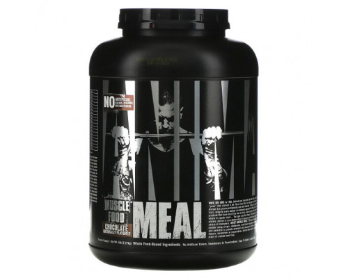 Для похудения и контроля веса Animal, Meal, со вкусом шоколада, 2,27 кг (5 фунтов) Для похудения и контроля веса Animal, Meal, со вкусом шоколада, 2,27 кг (5 фунтов)