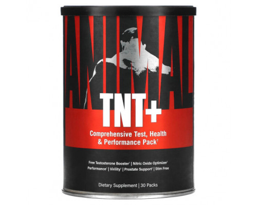 Мужское здоровье Animal, TNT+ Comprehensive Test, Health & Performance Pack, 30 Packs Мужское здоровье Animal, TNT+ Comprehensive Test, Health & Performance Pack, 30 Packs