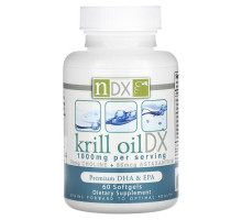Natural Dynamix Масло криля DX 1000 мг 60 мягких капсул