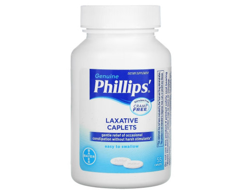 Phillips, Laxative Caplets, 55 Caplets Phillips, Laxative Caplets, 55 Caplets