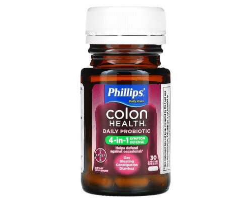 Phillip's Colon Health Daily Probiotic Supplement Probiotic Caps 30 Capsules Phillip's Colon Health Daily Probiotic Supplement Probiotic Caps 30 Capsules