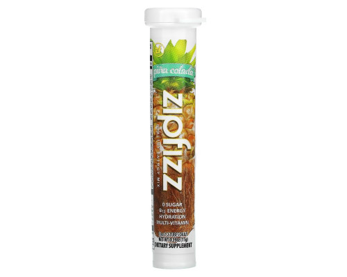 Zipfizz, Healthy Energy With Vitamin B12, Pina Colada, 20 Tubes, 11 g Each Zipfizz, Healthy Energy With Vitamin B12, Pina Colada, 20 Tubes, 11 g Each