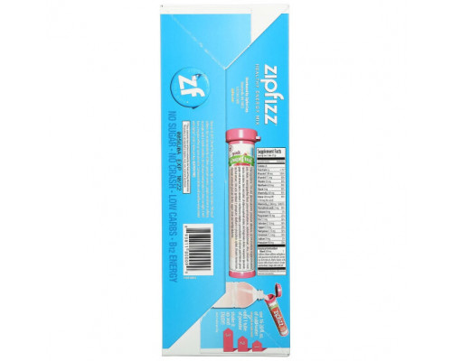 Витаминно-минеральные комплексы Zipfizz, Энергетическая смесь для здорового спорта с витамином B12, розовый грейпфрут, 20 тюбиков по 11 г (0,39 унции) Витаминно-минеральные комплексы Zipfizz, Энергетическая смесь для здорового спорта с витамином B12, розовый грейпфрут, 20 тюбиков по 11 г (0,39 унции)