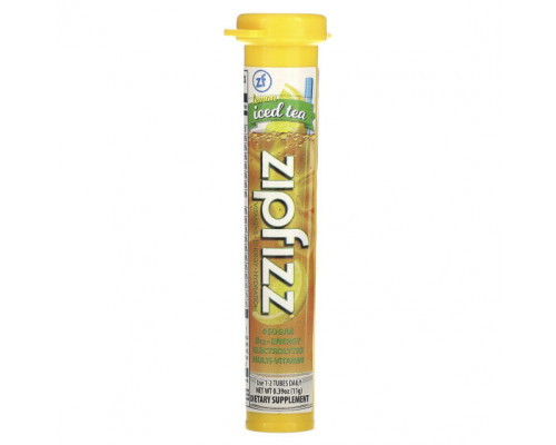 Витамины группы B Zipfizz, чай со льдом, здоровая энергетическая смесь с витамином B12, со вкусом лимона, 20 тюбиков по 11 г (0,39 унции) Витамины группы B Zipfizz, чай со льдом, здоровая энергетическая смесь с витамином B12, со вкусом лимона, 20 тюбиков по 11 г (0,39 унции)