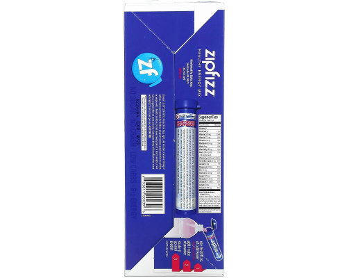 Zipfizz, Энергетическая смесь для здорового спорта с витамином B12, голубика и малина, 20 тюбиков по 11 г (0,39 унции) Zipfizz, Энергетическая смесь для здорового спорта с витамином B12, голубика и малина, 20 тюбиков по 11 г (0,39 унции)