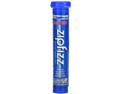 Zipfizz, Энергетическая смесь для здорового спорта с витамином B12, голубика и малина, 20 тюбиков по 11 г (0,39 унции) Zipfizz, Энергетическая смесь для здорового спорта с витамином B12, голубика и малина, 20 тюбиков по 11 г (0,39 унции)