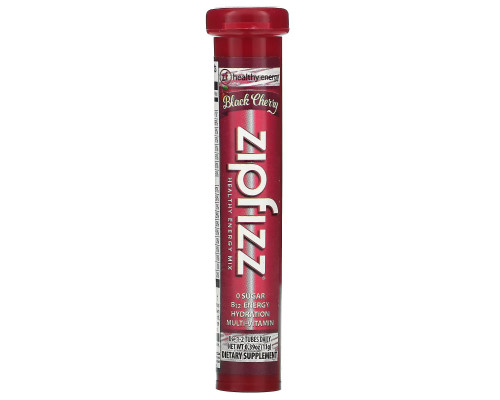 Zipfizz, Healthy Sports Energy Mix with Vitamin B12, Black Cherry, 20 Tubes, 0.39 oz (11 g) Each Zipfizz, Healthy Sports Energy Mix with Vitamin B12, Black Cherry, 20 Tubes, 0.39 oz (11 g) Each
