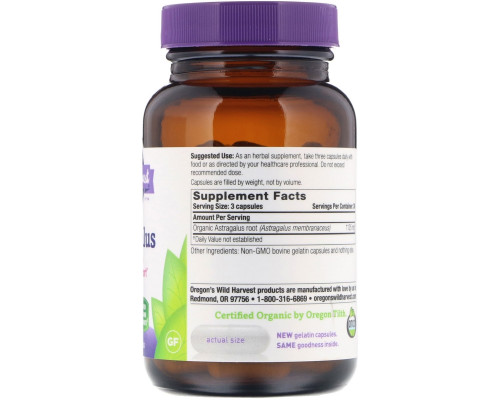 Oregon's Wild Harvest Astragalus 90 Veggie Caps Oregon's Wild Harvest Astragalus 90 Veggie Caps