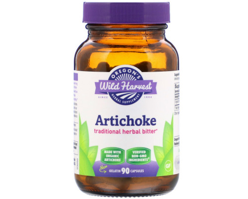 Oregon's Wild Harvest Artichoke 90 Non-GMO Veggie Caps Oregon's Wild Harvest Artichoke 90 Non-GMO Veggie Caps