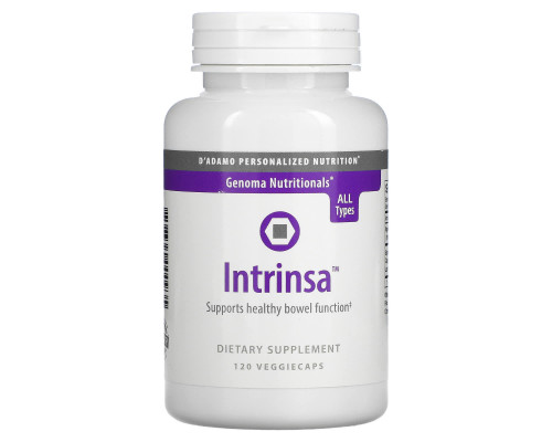 D'adamo Линия продуктов Genoma Nutritionals Intrinsa 120 капсул на растительной основе D'adamo Линия продуктов Genoma Nutritionals Intrinsa 120 капсул на растительной основе