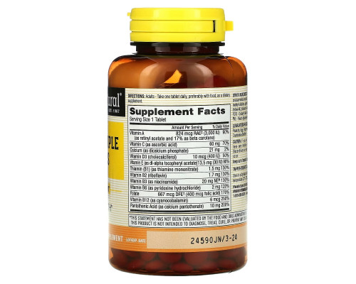 Mason Natural, Daily Multiple Vitamins, 365 Tablets Mason Natural, Daily Multiple Vitamins, 365 Tablets