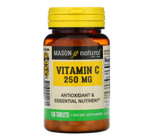Mason Natural, Vitamin C, 250 mg, 100 Tablets