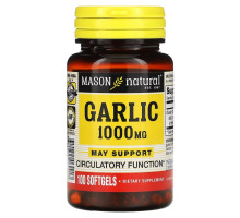 Mason Natural, Garlic Oil, 1000 mg, 100 Softgels