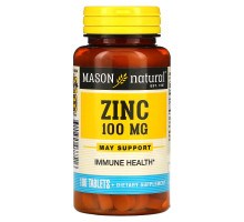 Mason Natural Zinc 100 mg 100 Tablets