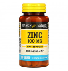 Mason Natural Zinc 100 mg 100 Tablets