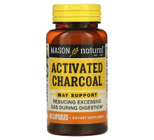 Mason Natural Активированный Растительный Уголь 60 Капсул