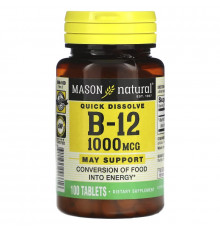 Mason Natural Витамин B-12 1000 мкг 100 таблеток