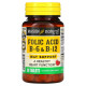 Mason Natural Folic Acid B-6 & B-12 90 Tablets