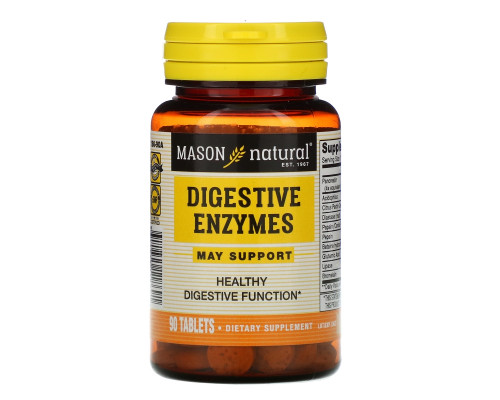 Mason Natural, Digestive Enzymes, 90 Tablets Mason Natural, Digestive Enzymes, 90 Tablets