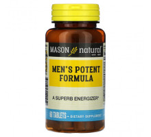 Мужское здоровье Mason Natural, Men's Potent Formula, 60 таблеток