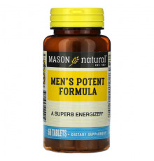 Мужское здоровье Mason Natural, Men's Potent Formula, 60 таблеток