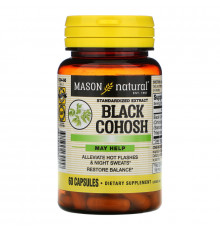 Mason Natural, Black Cohosh, Standardized Extract, 60 Capsules