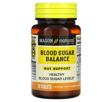 Для сердца и сосудов Mason Natural, Blood Sugar Balance, 30 таблеток