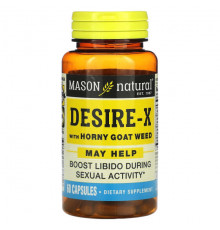 Мужское здоровье Mason Natural, Desire-X с горянкой, 60 капсул