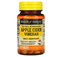 Mason Natural, Яблочный уксус особой крепости, 100 таблеток