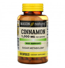 Mason Natural Cinnamon 1000 mg 100 Capsules