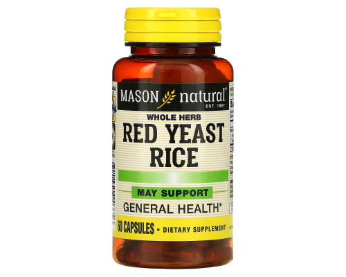 Mason Natural Красный Дрожжевой Рис 60 капсул Mason Natural Красный Дрожжевой Рис 60 капсул