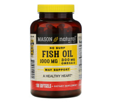 Mason Natural, Fish Oil, 1000 mg, 180 Softgels