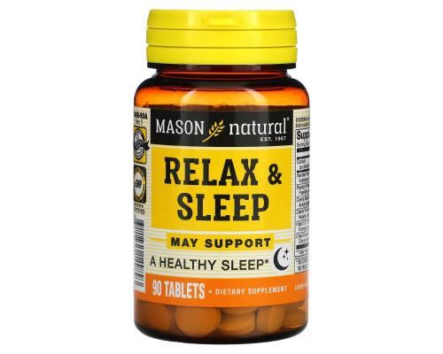 Mason Natural Relax & Sleep 90 Tablets Mason Natural Relax & Sleep 90 Tablets