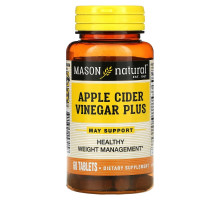 Mason Natural, Apple Cider Vinegar Plus, 60 Tablets