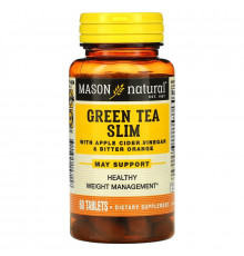 Mason Natural, Зеленый чай для похудения, 60 таблеток