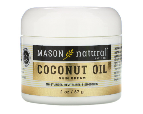 Mason Natural Кокосовое масло крем для красоты 2 унции (57 г) Mason Natural Кокосовое масло крем для красоты 2 унции (57 г)