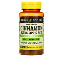 Mason Natural Cinnamon Alpha Lipoic Acid Complex 60 Capsules