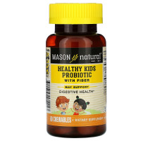 Mason Natural Здоровые Дети Пробиотик С Клетчаткой 60 Конфеток