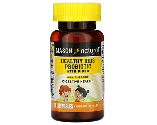 Mason Natural Здоровые Дети Пробиотик С Клетчаткой 60 Конфеток Mason Natural Здоровые Дети Пробиотик С Клетчаткой 60 Конфеток