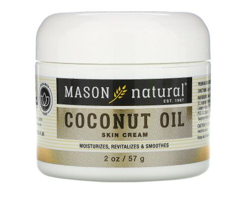 Mason Natural, Coconut Oil Beauty Cream + Collagen Beauty Cream, 2 pack, 2 oz (57 g) Each Mason Natural, Coconut Oil Beauty Cream + Collagen Beauty Cream, 2 pack, 2 oz (57 g) Each