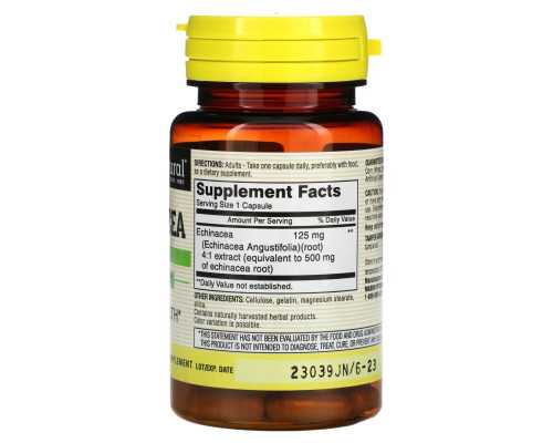 Mason Natural, Экстракт эхинацеи (цельных растений), 60 капсул Mason Natural, Экстракт эхинацеи (цельных растений), 60 капсул