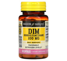Mason Natural, Дииндолилметан (DIM), 100 мг, 60 капсул