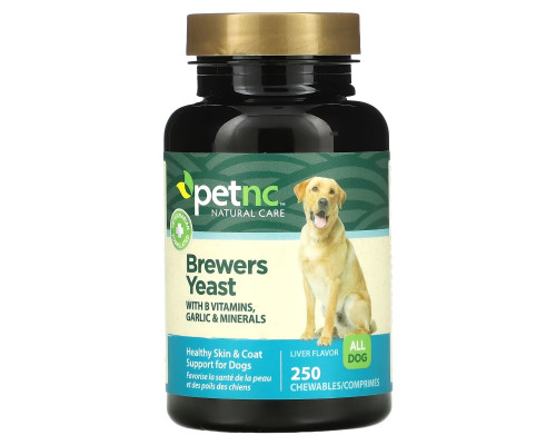 petnc NATURAL CARE, пивные дрожжи, ароматизатор «Печень», 250 жевательных таблеток petnc NATURAL CARE, пивные дрожжи, ароматизатор «Печень», 250 жевательных таблеток