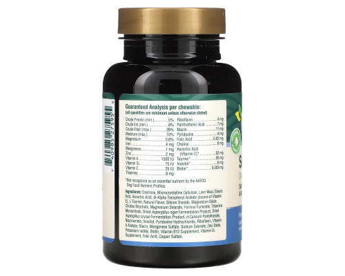 petnc NATURAL CARE, Senior Multi Daily Formula, Senior Dog, Liver, 60 Chewables petnc NATURAL CARE, Senior Multi Daily Formula, Senior Dog, Liver, 60 Chewables