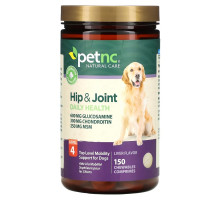 petnc NATURAL CARE, Hip & Joint Daily Health, Level 4, Liver, 150 Chewables