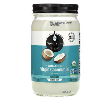 Spectrum Culinary, Органическое кокосовое масло холодного отжима, нерафинированное, 14 жидких унций (414 мл)
