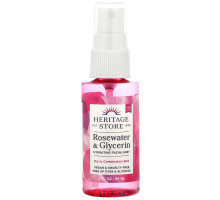 Heritage Store, Rosewater & Glycerin, Atomizer Mist Spray, 2 fl oz (59 ml)