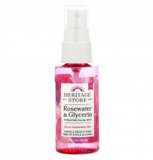 Heritage Store, Rosewater & Glycerin, Atomizer Mist Spray, 2 fl oz (59 ml)